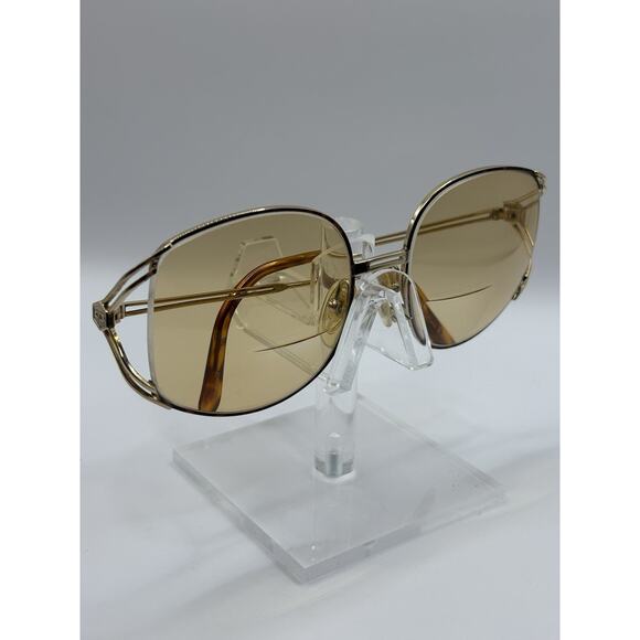 Christian Dior Aviator Sunglasses Gold Frame Brown Lens Austria 2599 - Picture 12 of 12